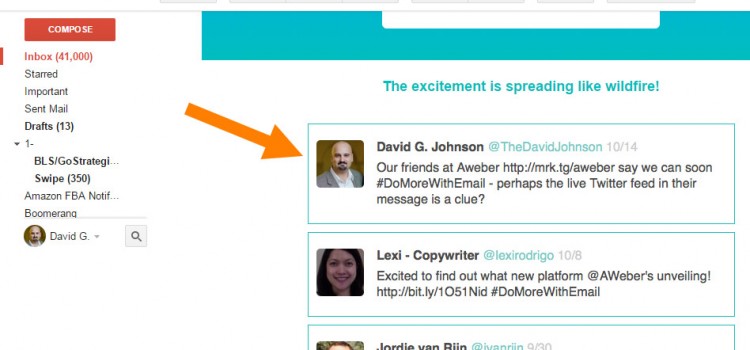Cool Email Trick from AWeber Cool Email Trick from AWeber