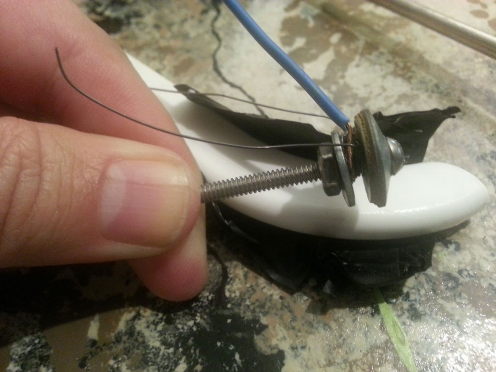 Portal Gun Project: Screws for Wiring Guitar String